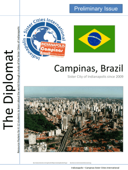 t The Diploma Campinas, Brazil Preliminary Issue