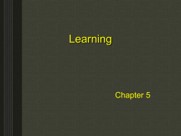 Learning Chapter 5