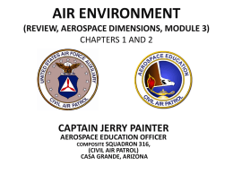 AIR ENVIRONMENT CAPTAIN JERRY PAINTER (REVIEW, AEROSPACE DIMENSIONS, MODULE 3)