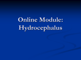 Online Module: Hydrocephalus