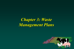 Chapter 3: Waste Management Plans