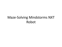 Maze-Solving Mindstorms NXT Robot