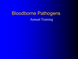 Bloodborne Pathogens Annual Training