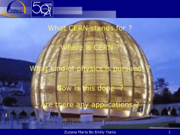 What CERN stands for ? Where is CERN ?