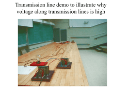 Transmission line demo to illustrate why