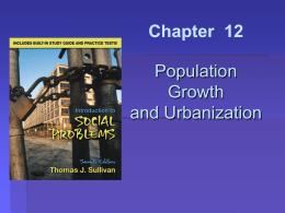 Chapter  12 Population Growth and Urbanization