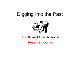 Digging Into the Past Earth and Science