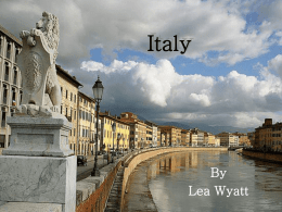 Italy By Lea Wyatt