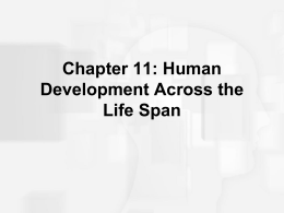 Chapter 11: Human Development Across the Life Span