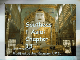 Southeas t Asia: Chapter 13