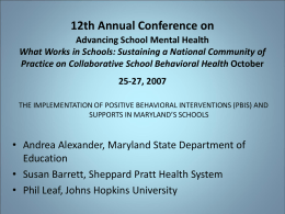 12th Annual Conference on