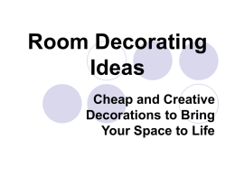 Room Decorating Ideas Cheap and Creative Decorations to Bring