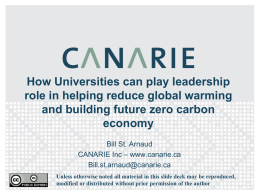 How Universities can play leadership role in helping reduce global warming