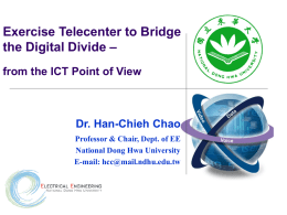 Exercise Telecenter to Bridge – the Digital Divide