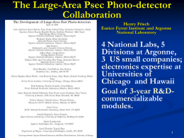 The Large-Area Psec Photo-detector Collaboration