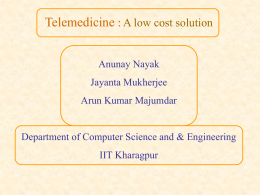 Telemedicine : A low cost solution