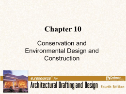 Chapter 10 Conservation and Environmental Design and Construction