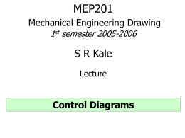 MEP201 S R Kale Mechanical Engineering Drawing Control Diagrams