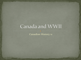 Canadian History 11