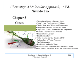 Chemistry: A Molecular Approach Ed. Nivaldo Tro Chapter 5