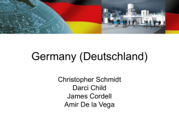 Germany (Deutschland) Christopher Schmidt Darci Child James Cordell