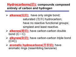 Hydrocarbons(