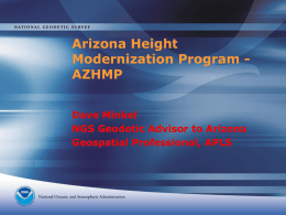Arizona Height Modernization Program - AZHMP Dave Minkel