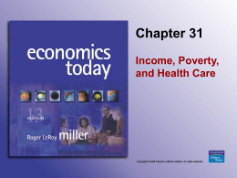 Chapter 31 Income, Poverty, and Health Care