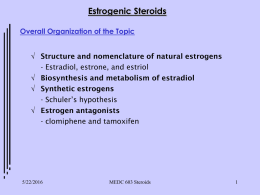 Estrogenic Steroids