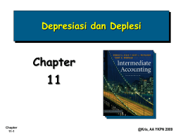 11 Chapter Depresiasi dan Deplesi @Kris, AA YKPN 2009