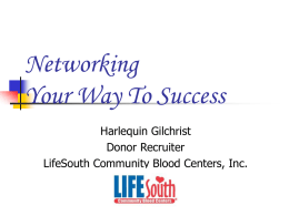 Networking Your Way To Success Harlequin Gilchrist Donor Recruiter