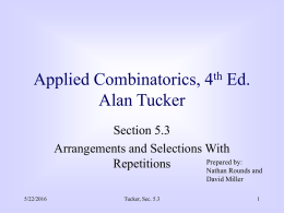 Applied Combinatorics, 4 Ed. Alan Tucker Section 5.3