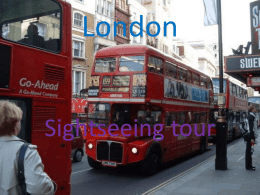 London Sightseeing tour