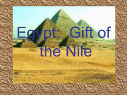 Egypt:  Gift of the Nile