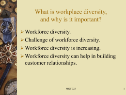 What is workplace diversity, and why is it important?