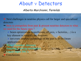 About Detectors 