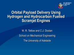 Orbital Payload Delivery Using Hydrogen and Hydrocarbon Fuelled Scramjet Engines