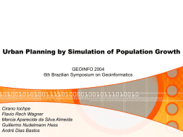 Urban Planning by Simulation of Population Growth