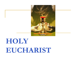 HOLY EUCHARIST