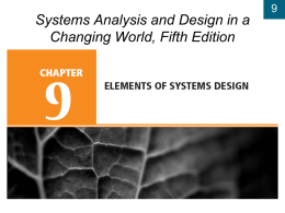Systems Analysis and Design in a Changing World, Fifth Edition 9