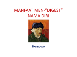 MANFAAT MEN-”DIGEST” NAMA DIRI Hernowo