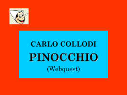 PINOCCHIO CARLO COLLODI (Webquest)
