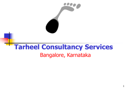Tarheel Consultancy Services Bangalore, Karnataka 1