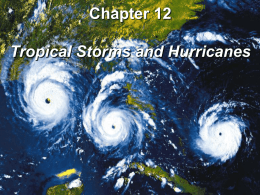 Chapter 12 Tropical Storms and Hurricanes