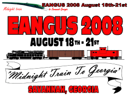 Midnight train to Savannah Georgia