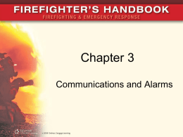 Chapter 3 Communications and Alarms