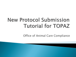 Office of Animal Care Compliance