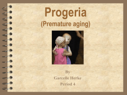 Progeria (Premature aging) By Garcelle Herke