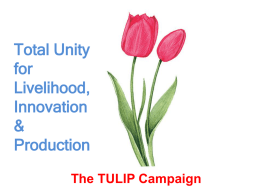 Total Unity for Livelihood, Innovation