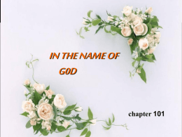 IN THE NAME OF G0D chapter 101